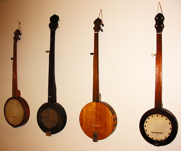 homemade fretless banjos